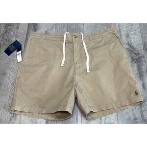 NEW Polo Ralph‎ Lauren Shorts Mens XL Khaki 6” Classic Fit Stretch Pull On Chino
